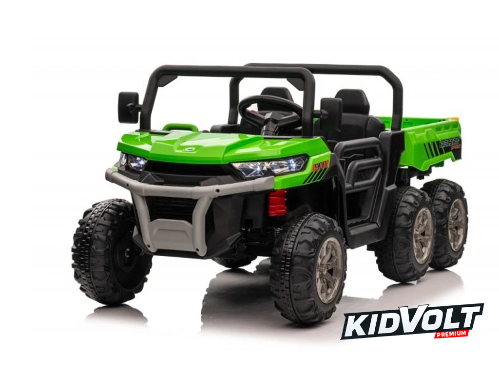 Elektrické auto buggy | šestikolka | 180W | zelená