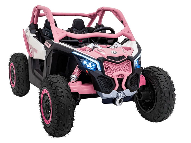 Dětská elektrická Buggy CAN-AM Maverick XXL Premium Deluxe 640W 24V 20AH | růžová