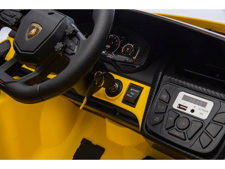 Dětské elektrické Lamborghini Revuelto XL | EVA kola | žlutá