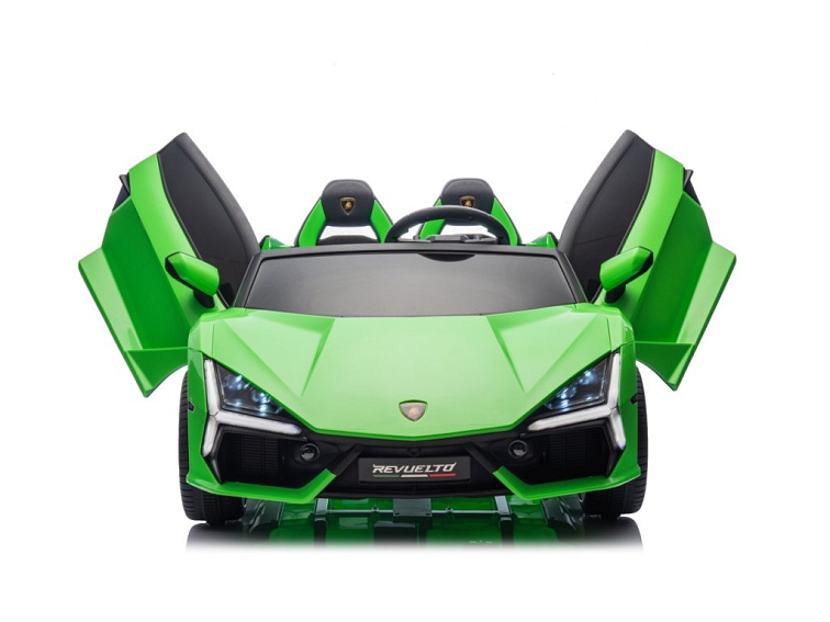 Dětské elektrické Lamborghini Revuelto XL Strong | nafukovací kola | zelená