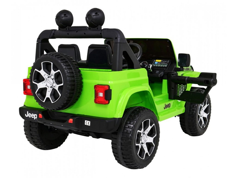 Elektrické auto pro děti Jeep Wrangler Rubicon | zelená