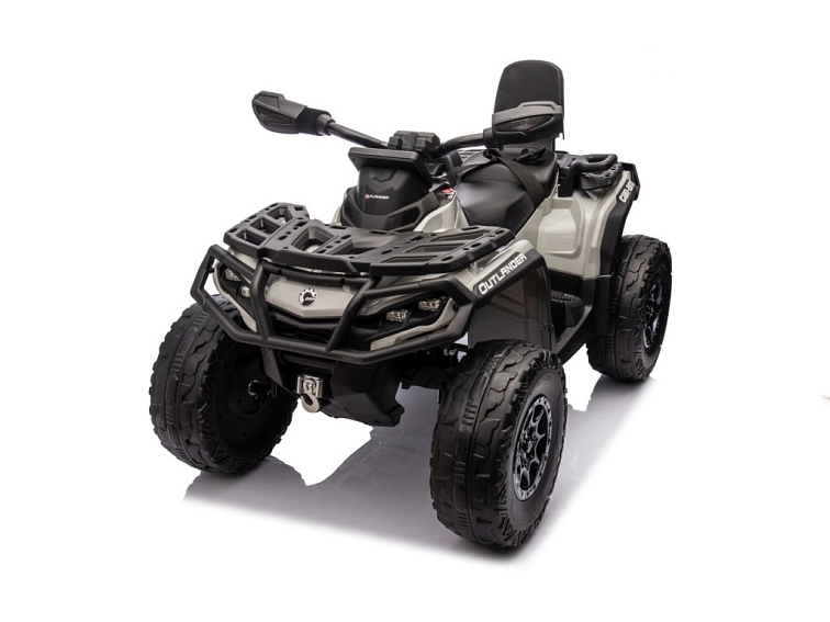 Dětská čtyřkolka CAN-AM Outlander | 180W | s dálkovým ovladačem | šedá