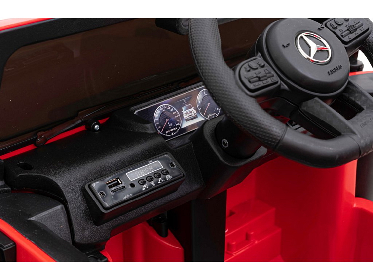 Dětské elektrické autíčko Mercedes G63 | 2x25W | červená
