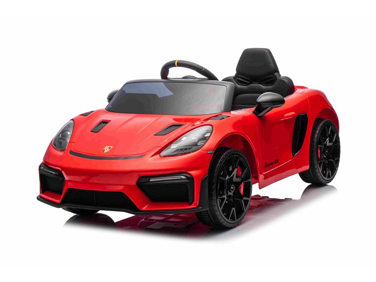 Dětské elektrické Porsche 718 Spyder | 2x45W | MP4 panel | červená