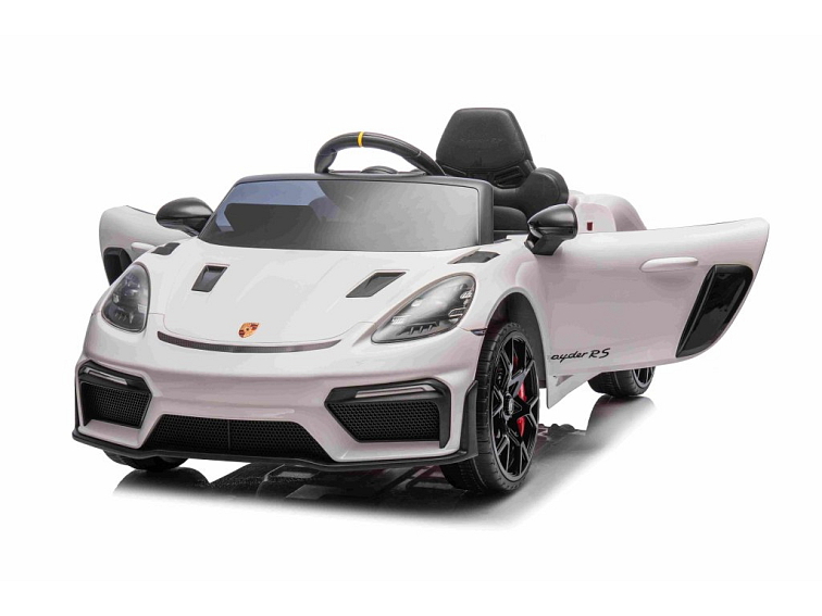 Dětské elektrické Porsche 718 Spyder | 2x45W | bílá