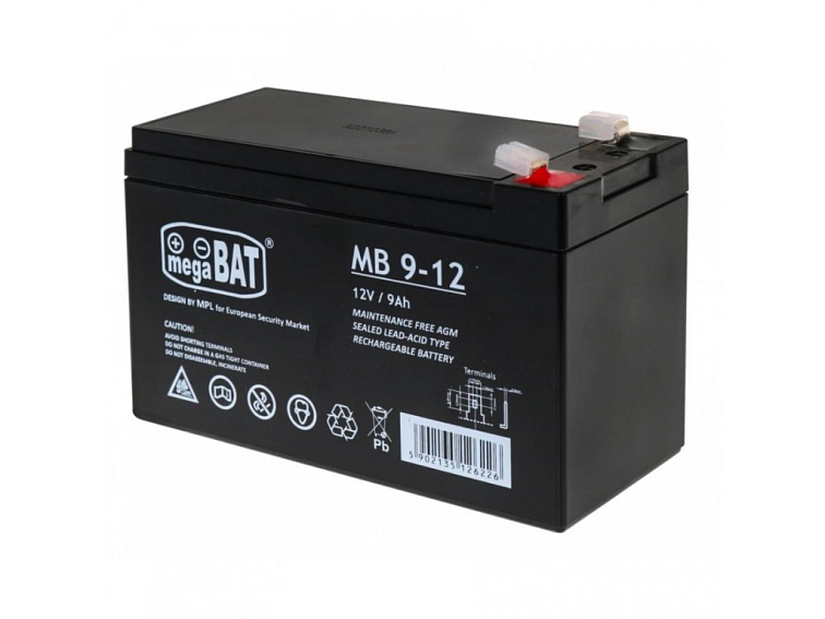 Baterie 12V 9Ah