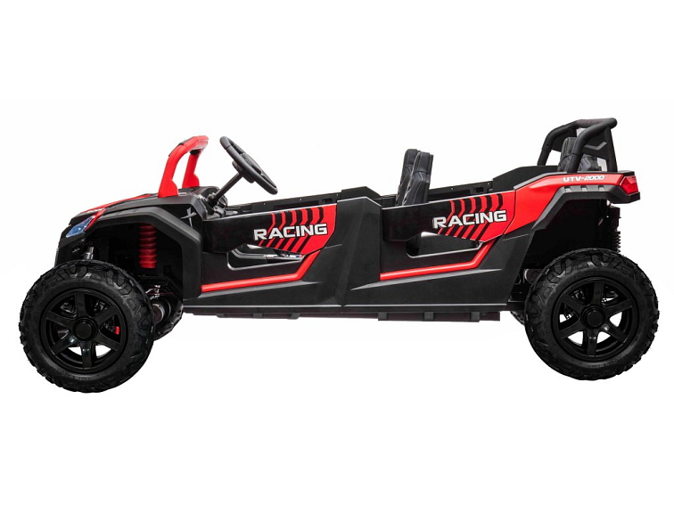 Buggy UTV 2000 4x4 | 4 místa | Li-ion baterie | červená