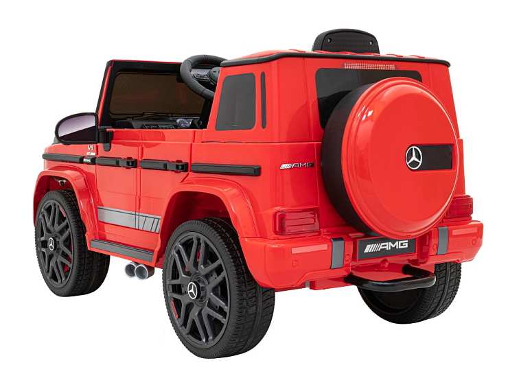 Dětské elektrické autíčko Mercedes G63 | 2x25W | červená