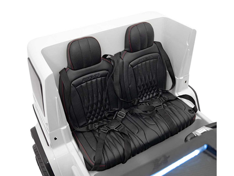 Mercedes Benz G63 AMG XXL | 4x200W | MP4 panel | bílá