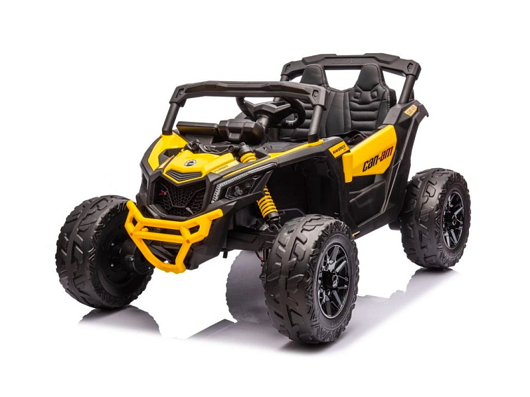 Dětská buggy CAN-AM Maverick 4x200W 10Ah - žlutá