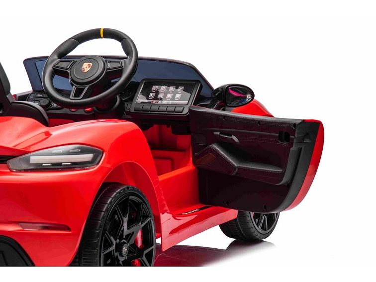 Dětské elektrické Porsche 718 Spyder | 2x45W | červená