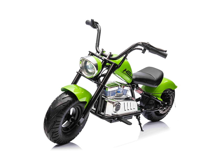 Dětská elektrická motorka Chopper Warrior | 350W | zelená