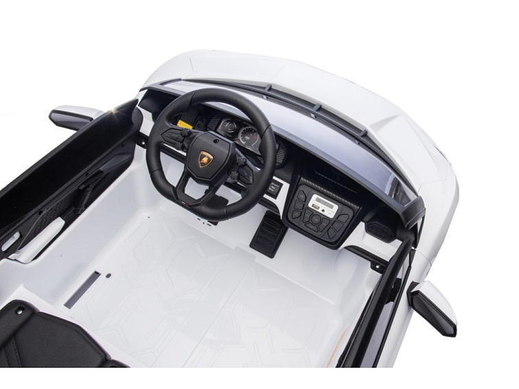 Dětské elektrické Lamborghini Revuelto XL Strong | nafukovací kola | bílá