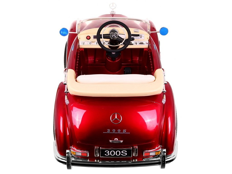 Elektrický retro Mercedes 300S | 2x35W | lakovaný červená