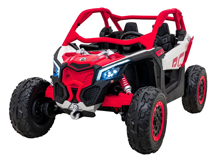 Dětská buggy CAN-AM Maverick XXL 4x200W - červená