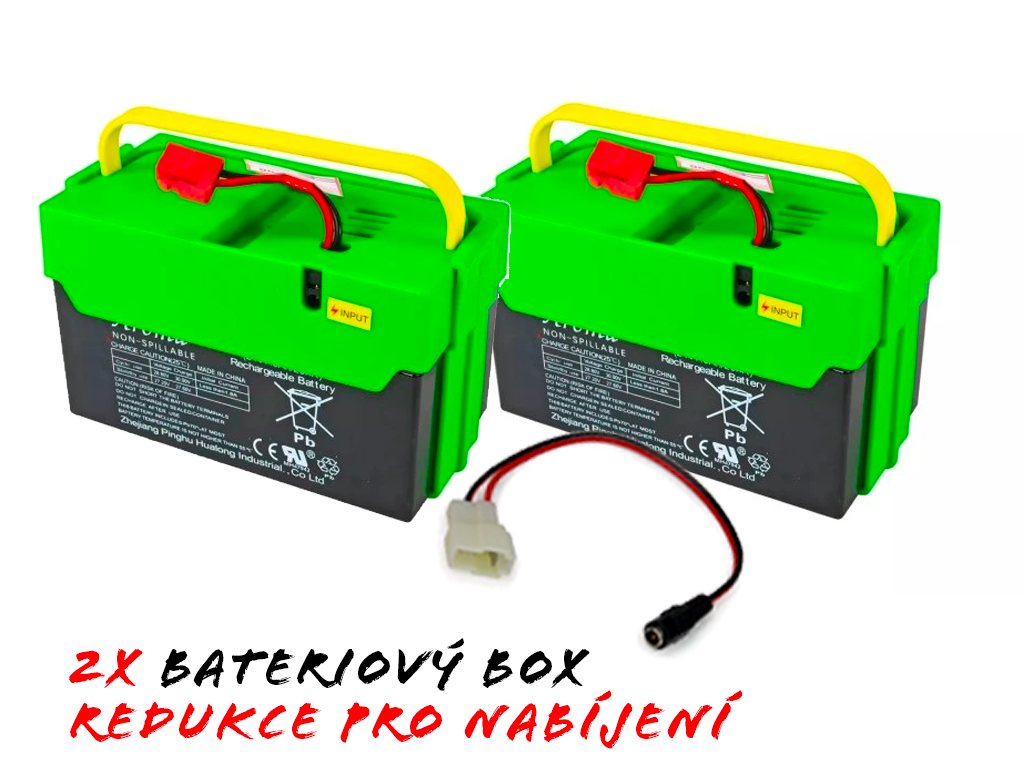 Elektrické dětské auto buggy, šestikolka 4x200W 7Ah + EXTRA 7Ah - černá