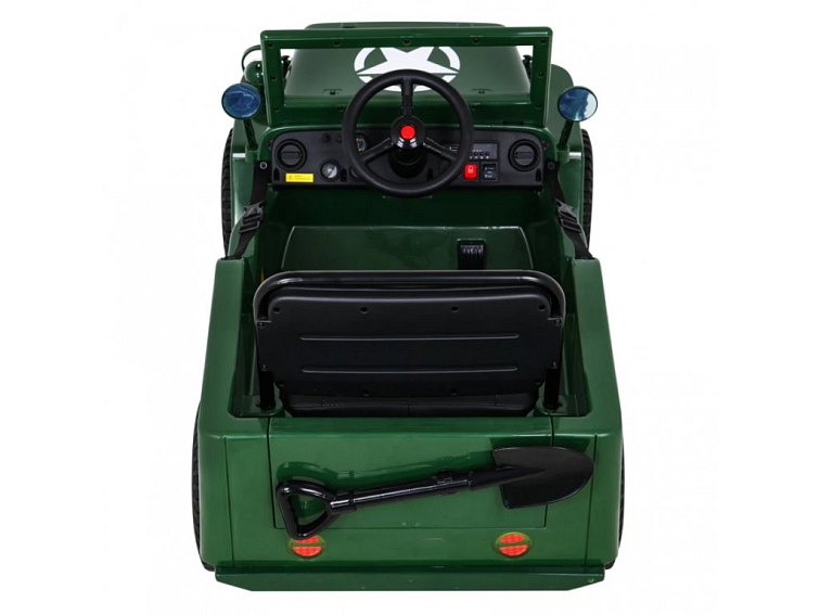 Džíp Willys 4x4 | jednomístný | 12V | zelená