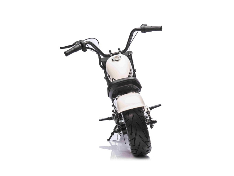 Dětská elektrická motorka Chopper Warrior 350W - bílá