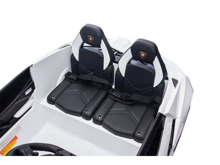 Dětské elektrické Lamborghini Revuelto XL | EVA kola | bílá