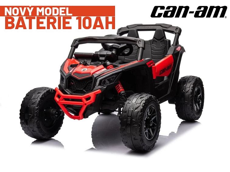Dětská buggy CAN-AM Maverick 4x200W 10Ah - červená