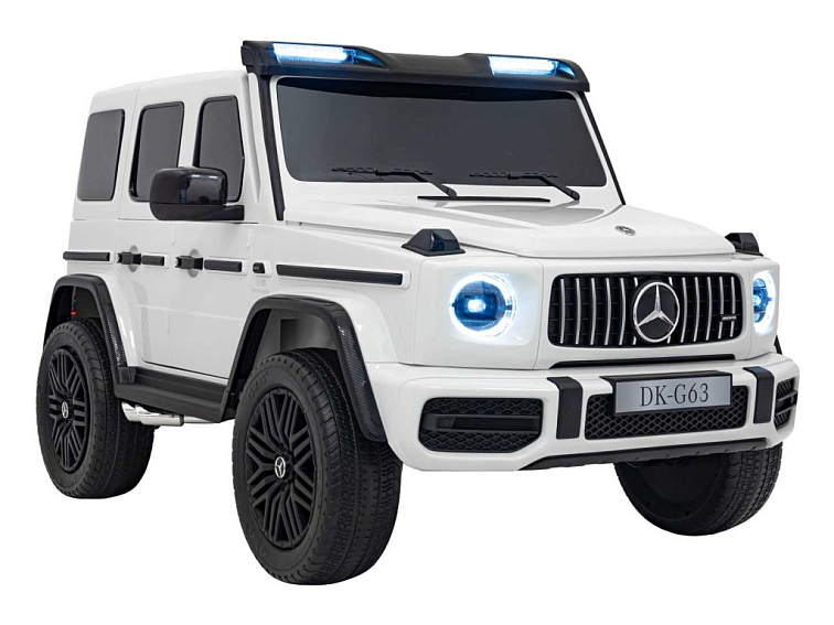 Mercedes Benz G63 AMG XXL | 4x200W | MP4 panel | bílá