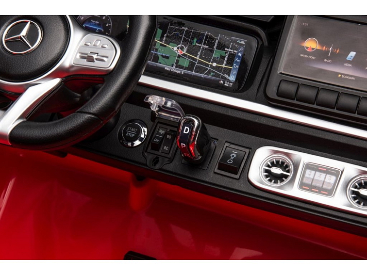 Mercedes Benz G63 AMG XXL | 4x200W | MP4 panel | červená