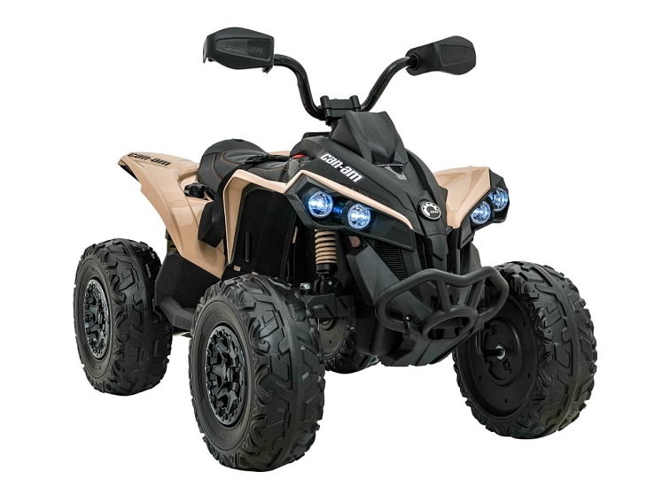 Dětská elektrická čtyřkolka CAN-AM Maverick | 2x200W | khaki