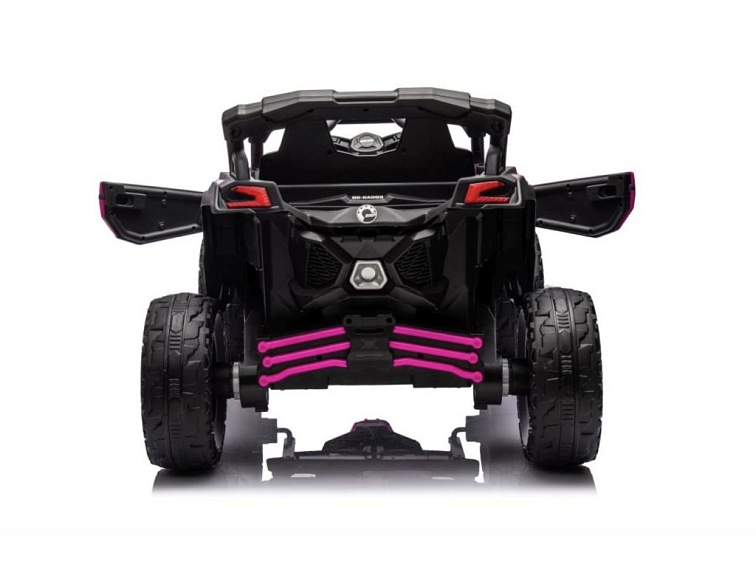 Dětská buggy CAN-AM Maverick 4x200W 10Ah - růžová