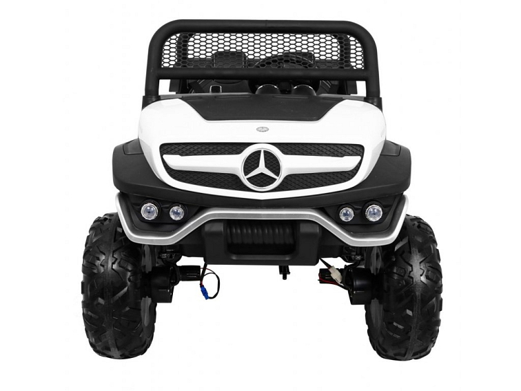 Elektrické auto Mercedes UNIMOG | 4x4 | 12V | bílý