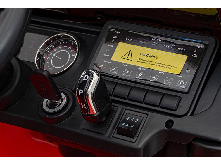 Elektrické auto pro děti Jeep Wrangler Rubicon | oranžová