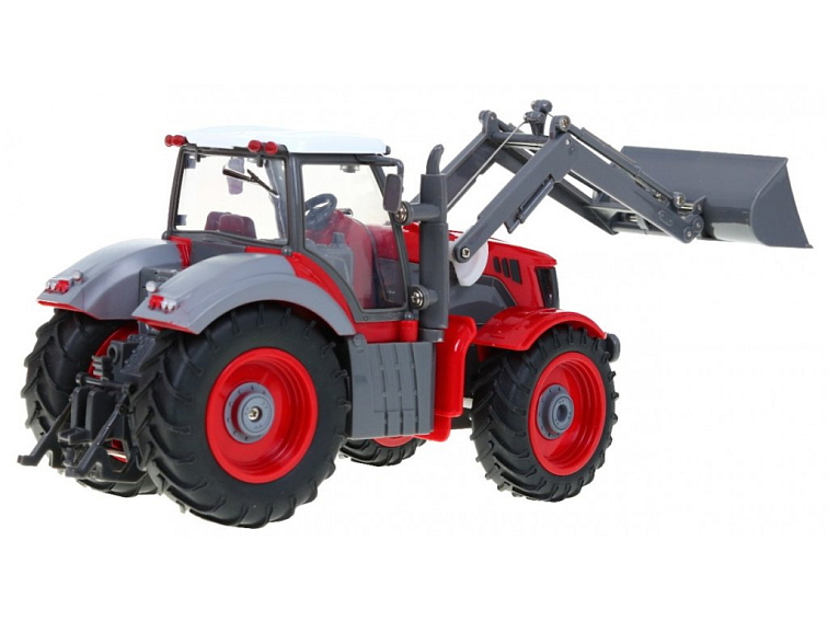 Traktor s přívěsem | dálkové ovládání | 1:28 | zelená