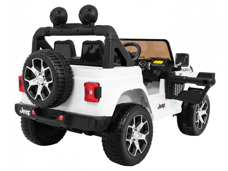 Elektrické auto pro děti Jeep Wrangler Rubicon | bílá