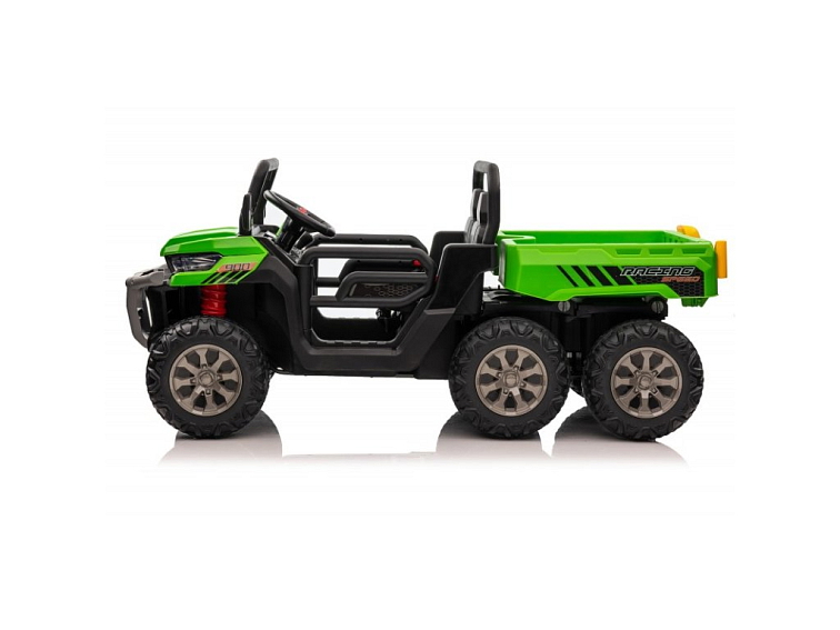 Elektrické dětské auto buggy, šestikolka 4x200W 10Ah - zelená