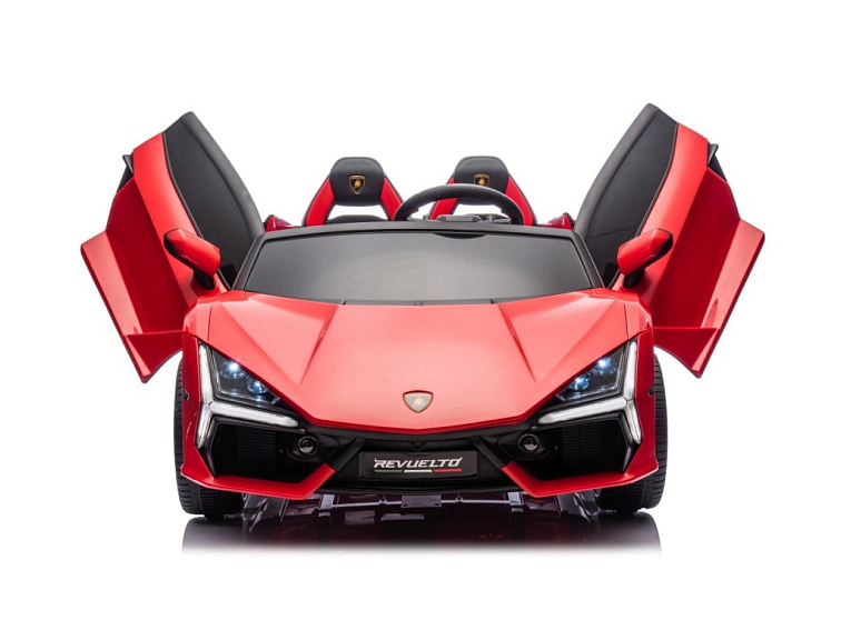 Dětské elektrické Lamborghini Revuelto XL Strong| nafukovací kola | červená