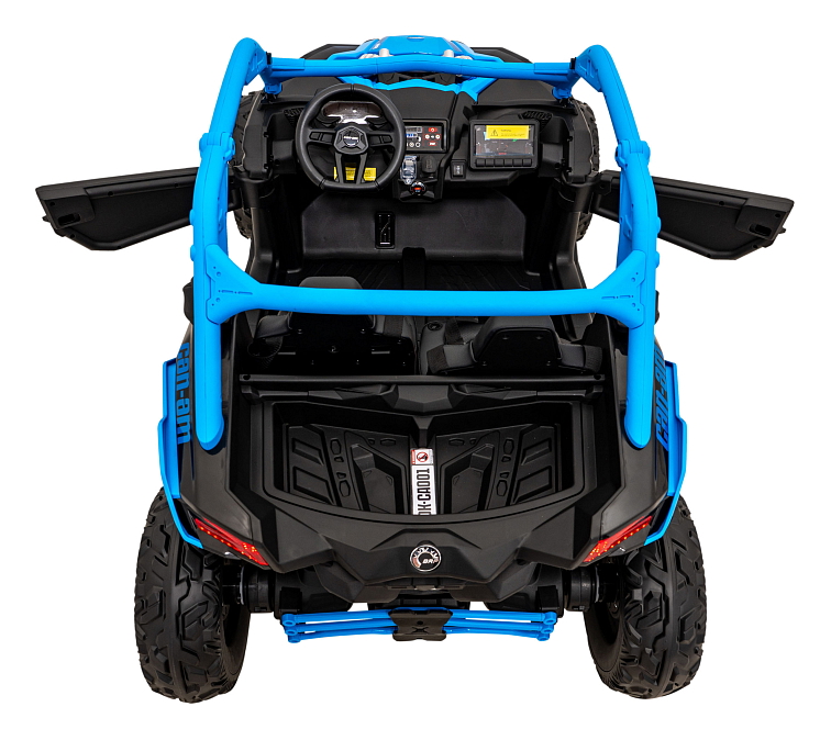 Dětská buggy CAN-AM Maverick XXL 4X200W 24V 20Ah - modrá