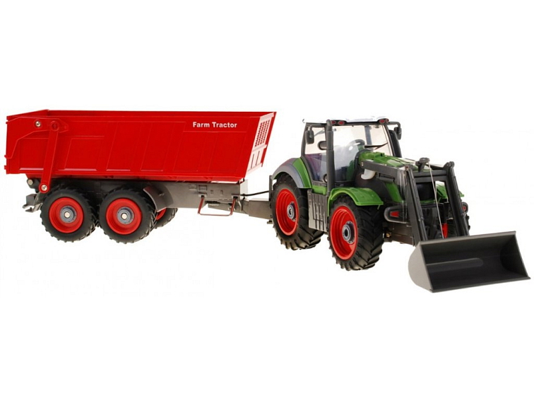 Traktor s přívěsem | dálkové ovládání | 1:28