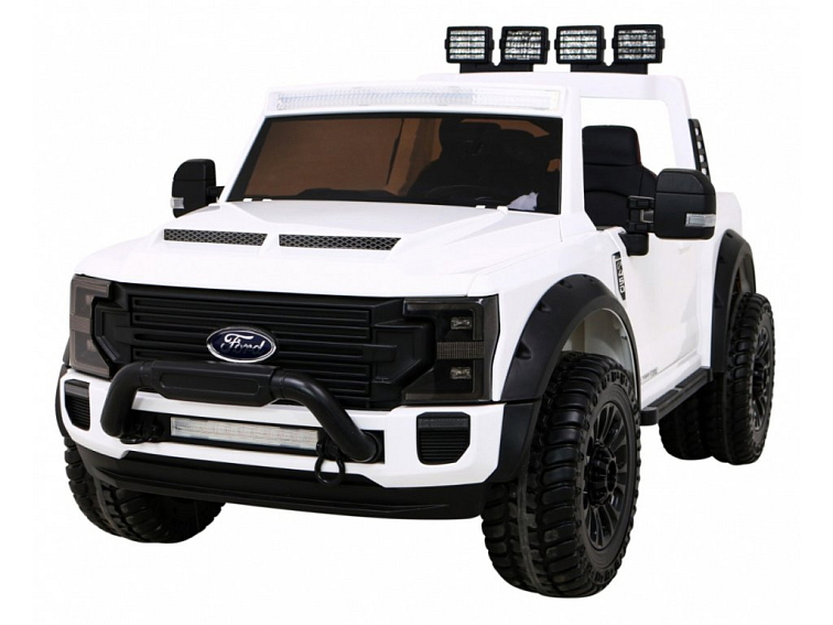 Dětský elektrický Ford Super Duty | 180W | bílá