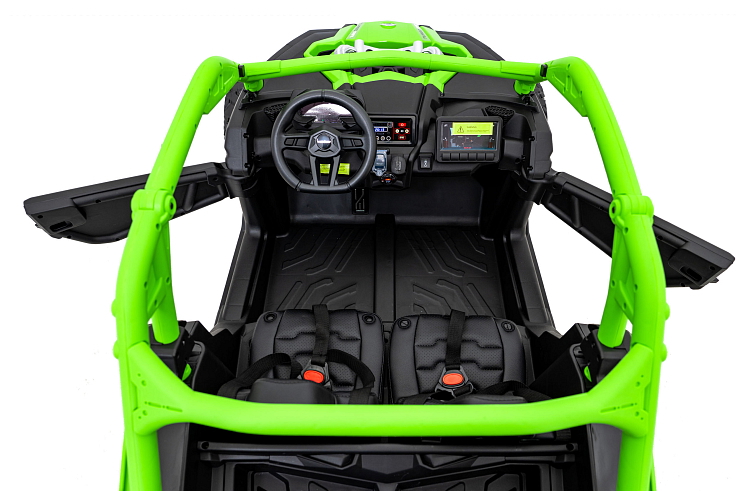 Dětská buggy CAN-AM Maverick XXL 4X200W 24V 20Ah - zelená