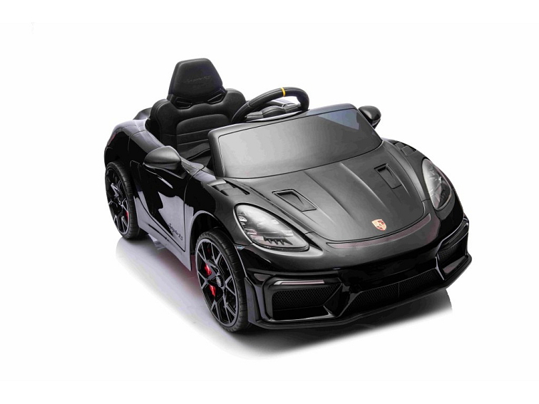 Dětské elektrické Porsche 718 Spyder | 2x45W | MP4 panel | černá