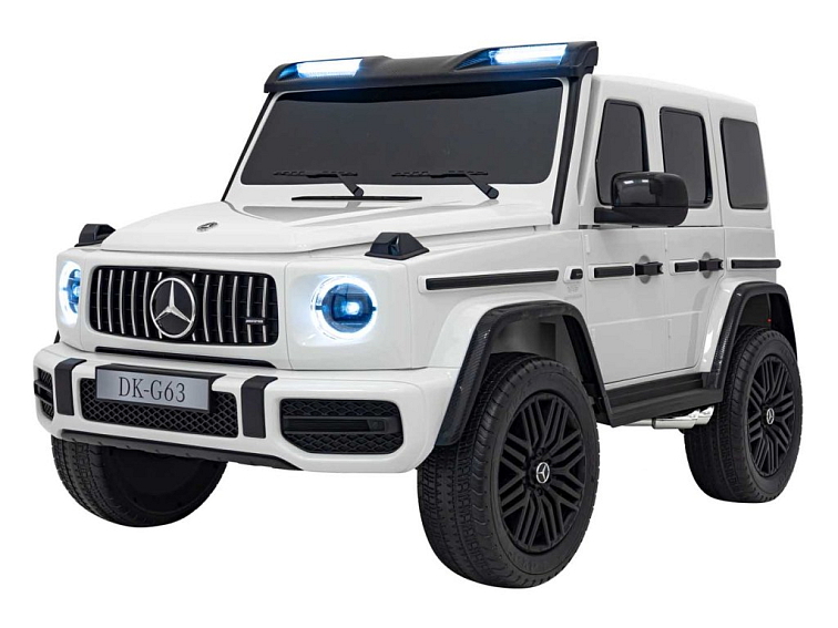 Mercedes Benz G63 AMG XXL | 4x200W | MP4 panel | bílá