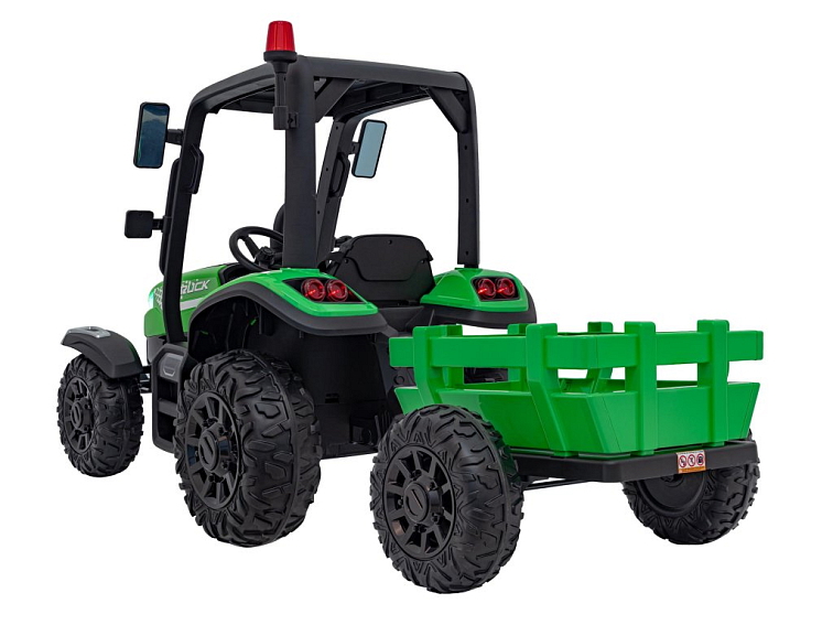 Elektrický traktor s valníkem pro děti BLAST 206 | 2x200W | zelená