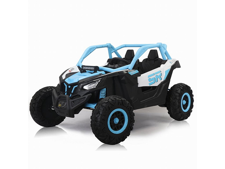 Dětská elektrická buggy SUPER 66 | 4x75W | modrá
