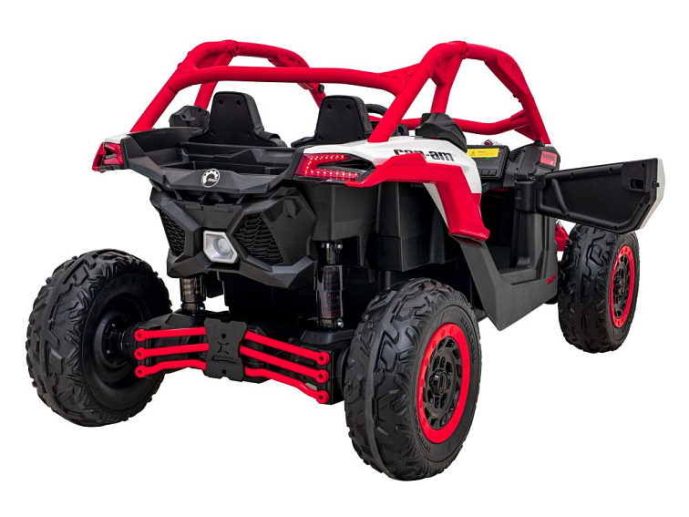 Dětská buggy CAN-AM Maverick XXL 4x200W - červená