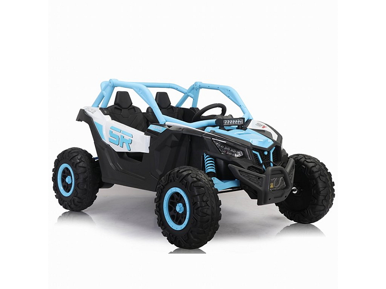 Dětská elektrická buggy SUPER 66 | 4x75W | modrá