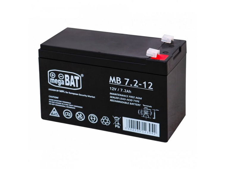 Baterie 12V 7,2Ah