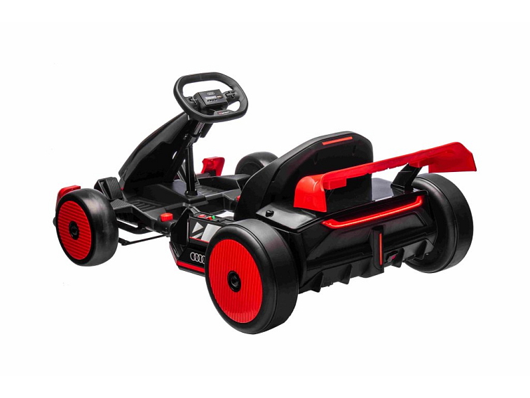 Audi elektrická driftovací motokára 2x150W | červená