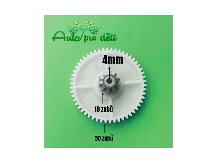 Středové ozubené kolo převodovky 10/50