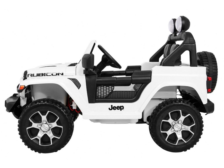 Elektrické auto pro děti Jeep Wrangler Rubicon | bílá