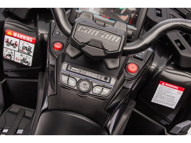 Dětská čtyřkolka CAN-AM Outlander | 180W | s dálkovým ovladačem | černá