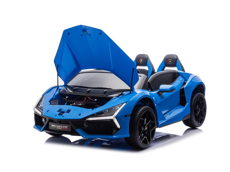 Dětské elektrické Lamborghini Revuelto XL | EVA kola | modrá